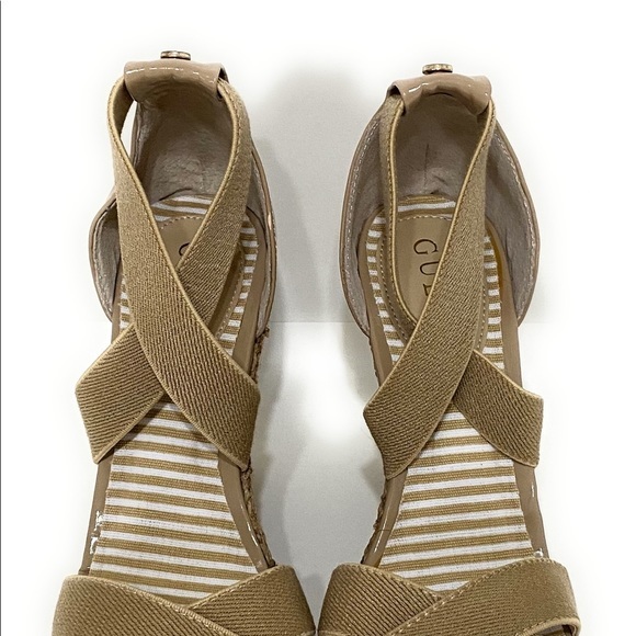 GUESS Penelope Espadrille Platform Wedge Sandals‎ - Picture 3 of 5
